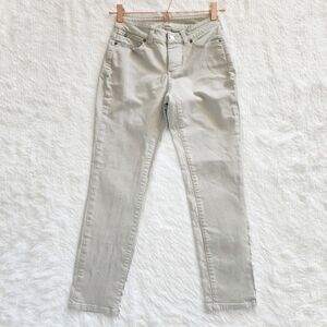 Talbots Beige Curvy‎ Fit Ankle Jeans